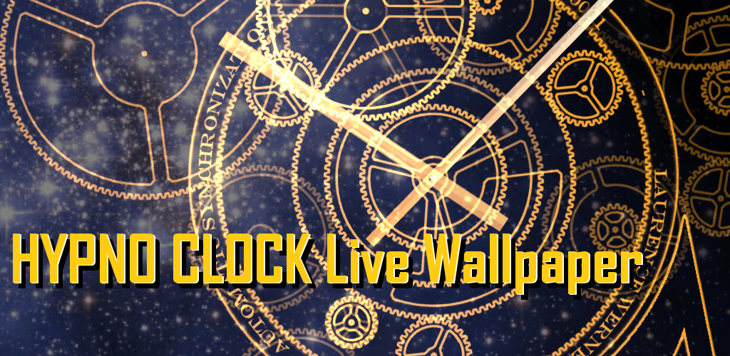 Hypno Clock Live Wallpaper