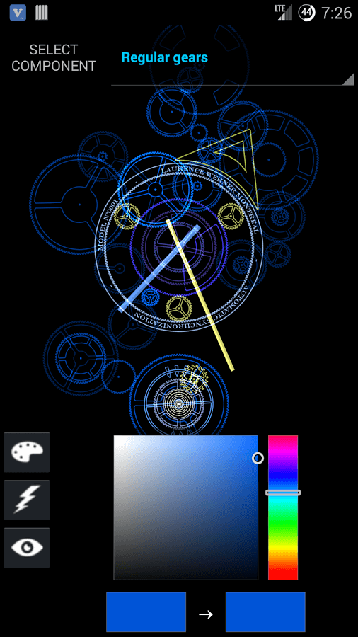 Hypno Clock Live Wallpaper